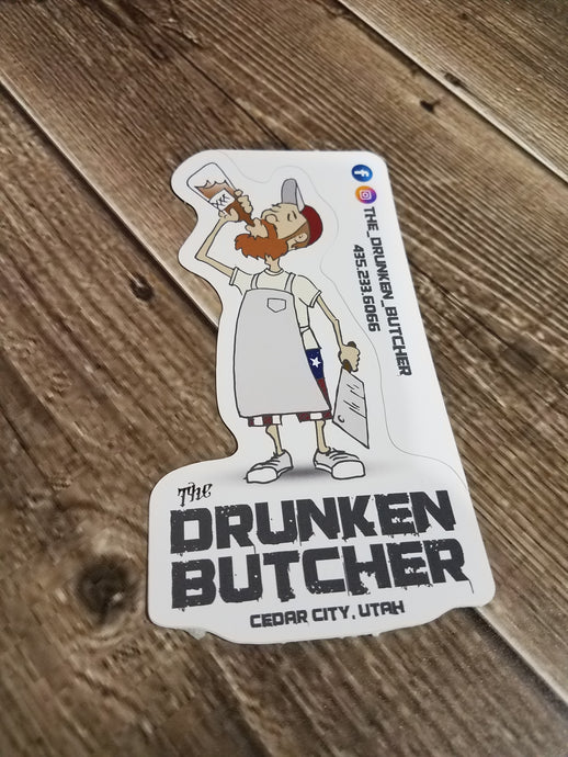 Character Sticker - The Drunken Butcher