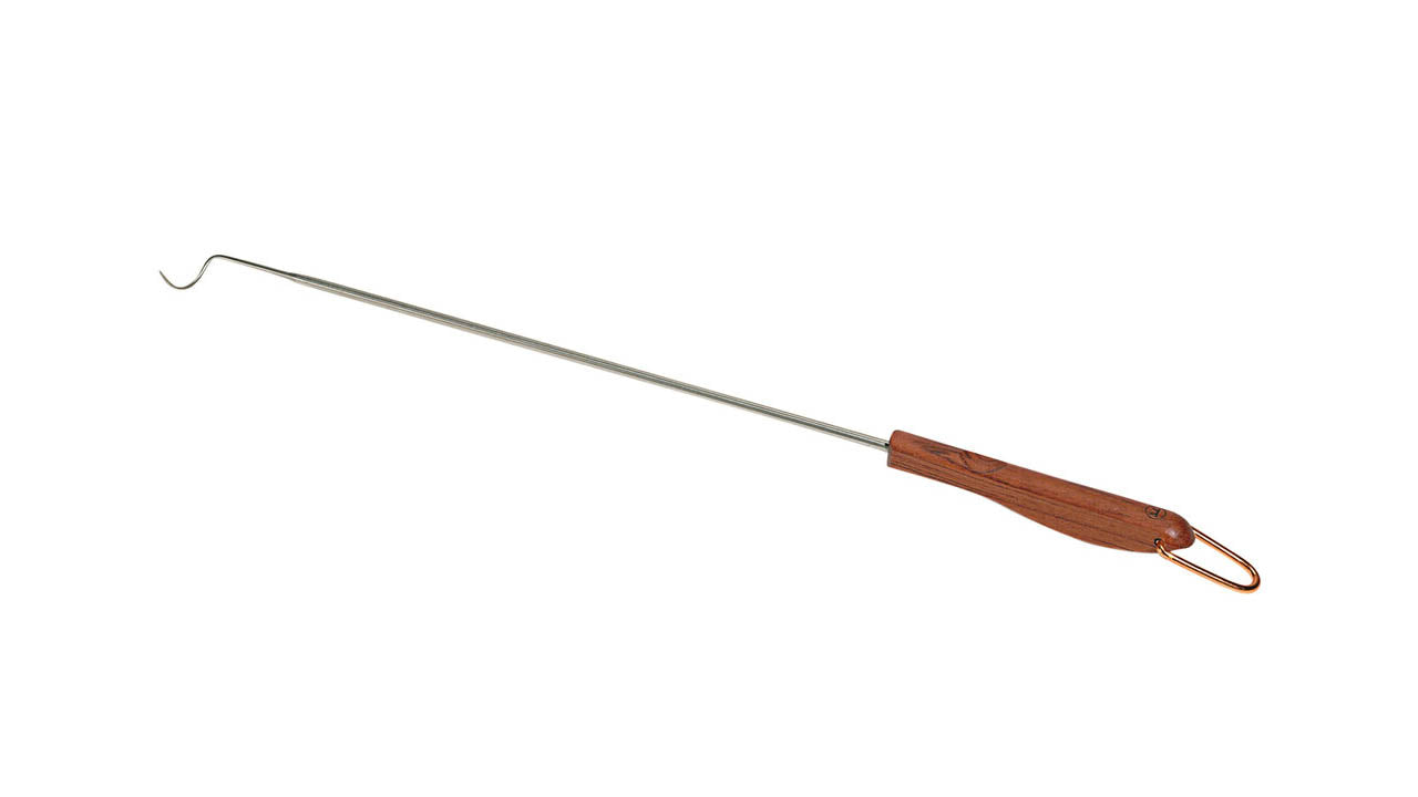 Outset Rosewood & Stainless Steel Meat Hook
